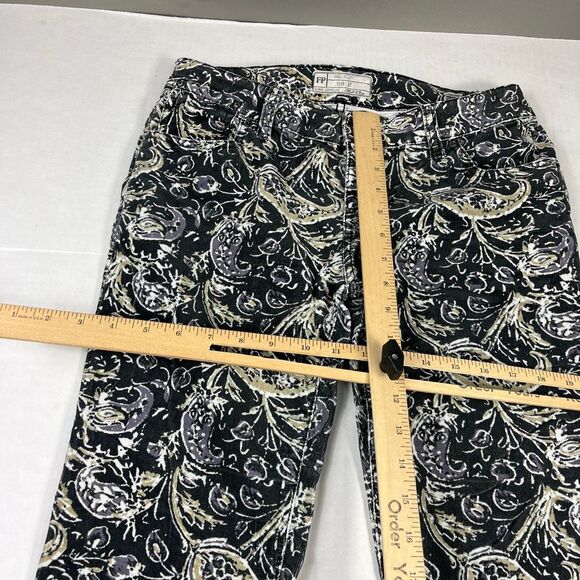 Free People New Delhi Border Flare Corduroy Pants Paisley Boho Gypsy Festival 27 - Picture 7 of 13